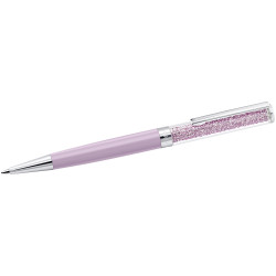 Crystalline Ballpoint Pen Purple, Chrome Plated