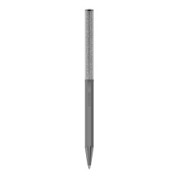 Στυλό Crystalline Οκταγωνικό Σχήμα, Γκρι, Επιμετάλλωση Γραφίτη