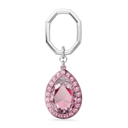 Key Ring Pear Cut, Pink