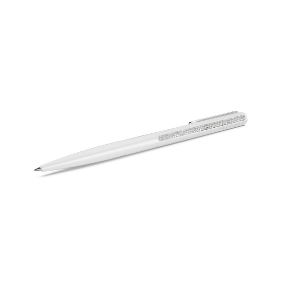 Στυλό Crystal Shimmer Λευκό Λακαρισμένο, Επιμετάλλωση Χρωμίου
