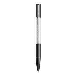 Στυλό Crystalline Lustre Μαύρο, Επιμετάλλωση Ροδίου