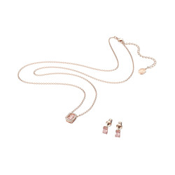 Millenia Set Octagon Cut, Pink, Rose Gold-Tone Plated