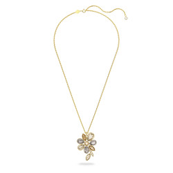 Elegance Of Africa Necklace Flower, Multicolored, Gold-Tone Plated