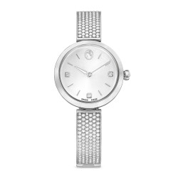 Illumina Watch Swiss Made, Metal Bracelet, Silver Tone, Stainless Steel