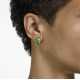 Σκουλαρίκια με Καραφάκι Millenia Οκταγωνική Κοπή, Πράσινα, Επιμετάλλωση σε Χρυσαφί Τόνο